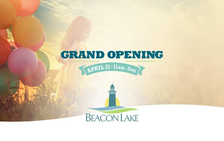Beacon Lake Grand Opening on 21 April 2018