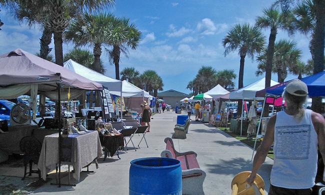 Wednesday Pier Farmers Market in St. Augustine Beach Pier Park