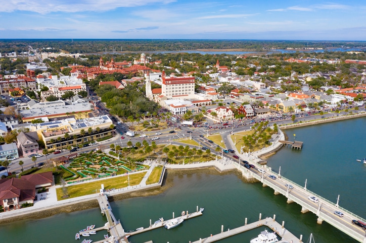 Saint Augustine Free Public Library in Downtown St. Augustine